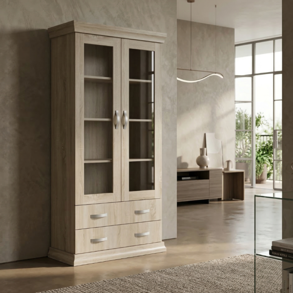 Witryna 2-drzwiowa z 2 szufladami Wenus – W 1