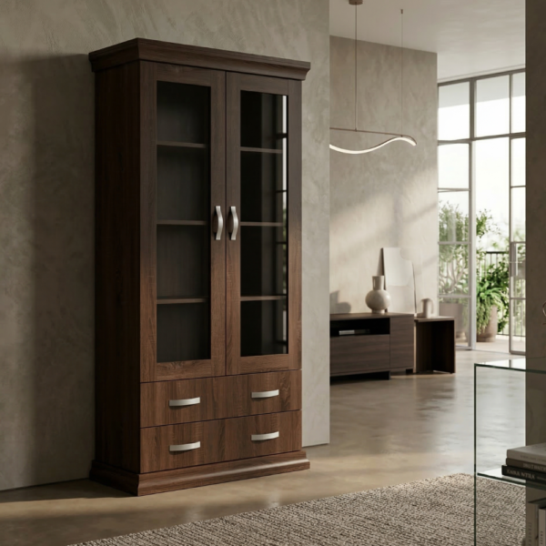 Witryna 2-drzwiowa z 2 szufladami Wenus – W 1