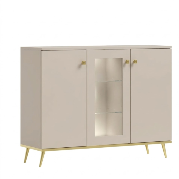 Komoda z przeszklonym frontem Sunny