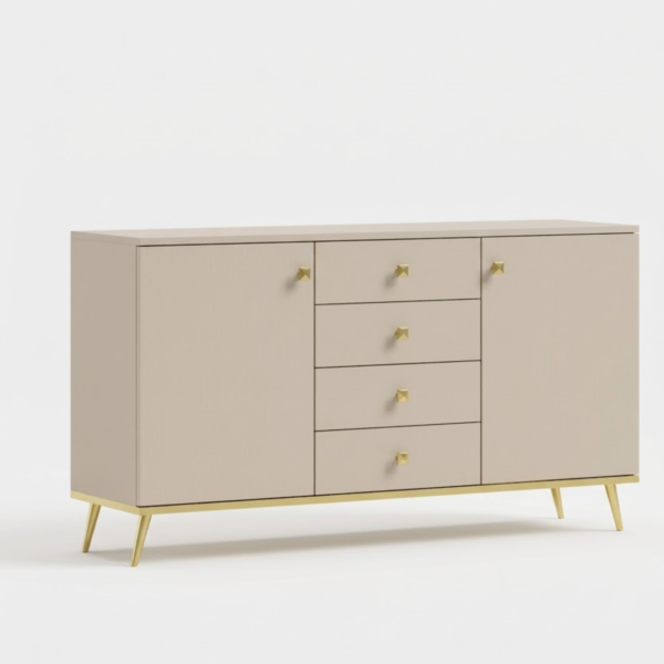 Komoda z szafkami i szufladami Sunny