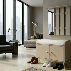 Szafka na buty z siedziskiem Sunny